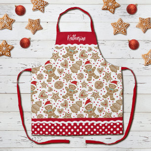 Schattig Kerstvakantie Gebak Mannetje Schort