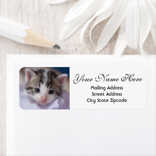 Schattig Keukenadres Etiket (Insitu)