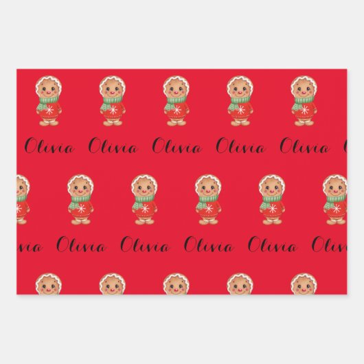 schattig keukenbrood in papierbladen inpakpapier vel (Voorkant 2)