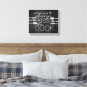 schattig keukencitaat omwikkeld canvas wandkunst (Insitu (Slaapkamer))
