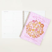 Schattig keukengerei roze planner (Display)
