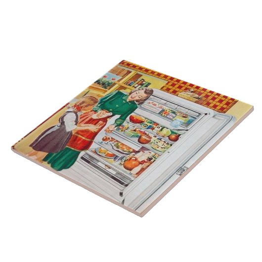 schattig  keukentebetje tegeltje (Zijkant)