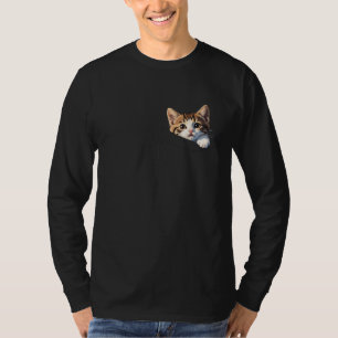 Schattig Kijkend Kitten in Zak T-Shirt -