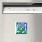 Schattig kikkermagneet J Initiaal Magneet (Insitu (Vaatwasser))