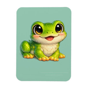 Schattig kikkerontwerp met grote ogen Kawaii Magneet