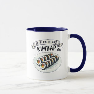 Schattig Kimbap Koreaans eten grappige spreuk Mok