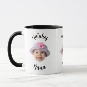 Schattig Kind Babygezicht Foto Kind Naam Nana Mok