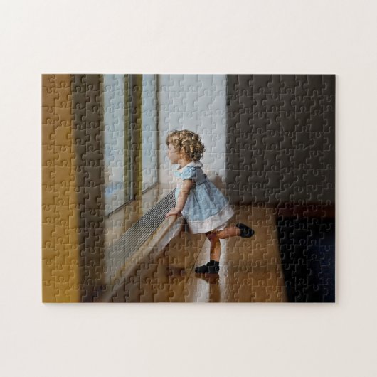 Schattig kind favoriete gezinsfoto legpuzzel (Horizontaal)