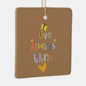 Schattig Kind Quotes ontwerp Keramisch Ornament (Rechts)