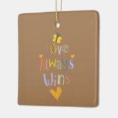 Schattig Kind Quotes ontwerp Keramisch Ornament (Links)