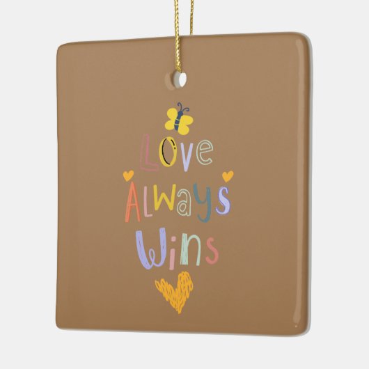 Schattig Kind Quotes ontwerp Keramisch Ornament (Links)