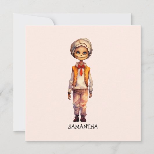 Schattig Kind Zombie - Schattige Halloween (Voorkant)