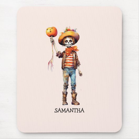 Schattig Kind Zombie - Schattige Halloween (3) Muismat (Voorkant)