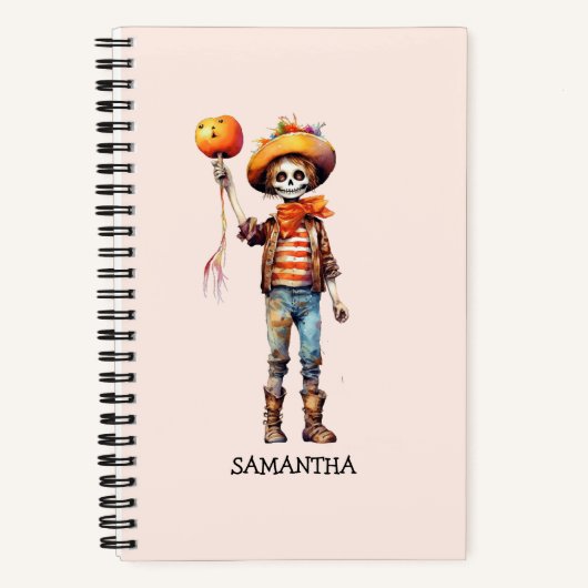 Schattig Kind Zombie - Schattige Halloween (3) Notitieboek (Voorkant)