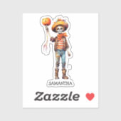 Schattig Kind Zombie - Schattige Halloween (3) Sticker (Vel)