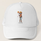 Schattig Kind Zombie - Schattige Halloween (3) Trucker Pet (Voorkant)