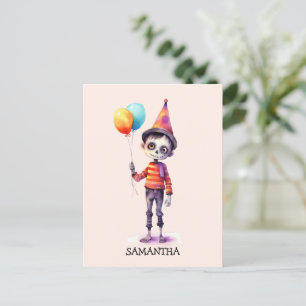 Schattig Kind Zombie - Schattige Halloween (4) Briefkaart