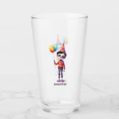 Schattig Kind Zombie - Schattige Halloween (4) Glas (Voorkant)