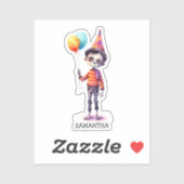Schattig Kind Zombie - Schattige Halloween (4) Sticker (Vel)