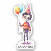 Schattig Kind Zombie - Schattige Halloween (4) Sticker (Voorkant)