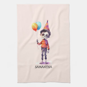 Schattig Kind Zombie - Schattige Halloween (4) Theedoek