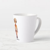 Schattig Kind Zombie - Schattige Halloween Latte Mok (Rechterhoek)