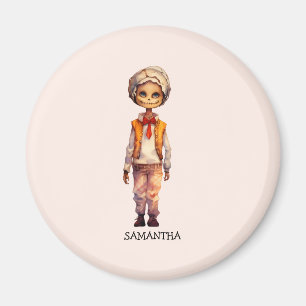 Schattig Kind Zombie - Schattige Halloween Magneet