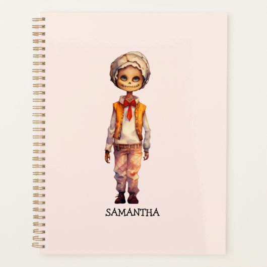 Schattig Kind Zombie - Schattige Halloween Planner (Voorkant)