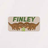 Schattig Kinder Dinosaur Day Care School Kleding L Labels (Design 2)