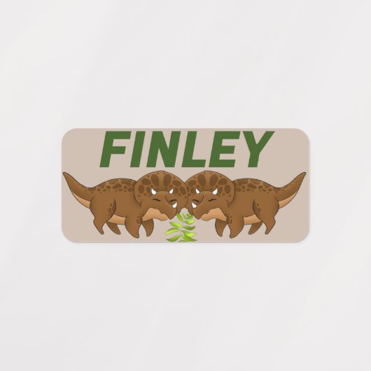 Schattig Kinder Dinosaur Day Care School Kleding L Labels (Design 2)