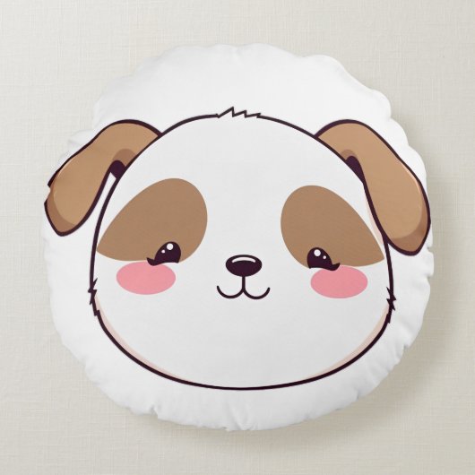 Schattig kinder kamer decor rond kussen (Voorkant)
