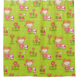 Schattig Kinder patroon Douchegordijn