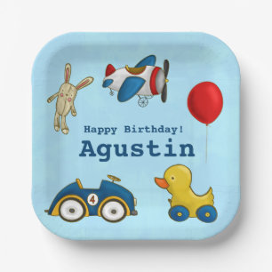 Schattig Kinder speelgoed Happy Birthday Papieren Bordje