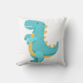 Schattig Kinder T-Rex Kussen (Voorkant)