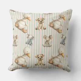 Schattig kinderdesign met schattige dieren kussen