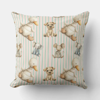 Schattig kinderdesign met schattige dieren kussen