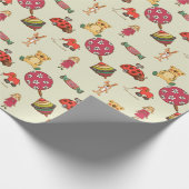 Schattig Kinderen pakpapier (Hoek)