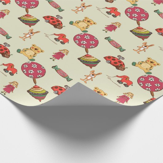 Schattig Kinderen pakpapier (Hoek)