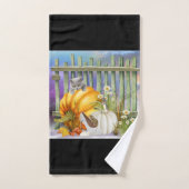 Schattig kinderverhaal pompoenpleister bad handdoek (Handdoek)