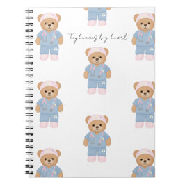 Schattig kinderverpleegster notitieboek