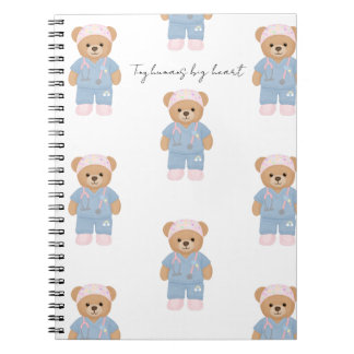 Schattig kinderverpleegster notitieboek