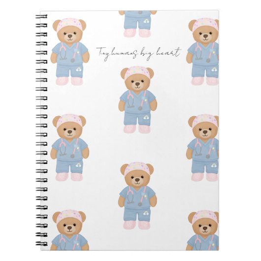 Schattig kinderverpleegster notitieboek (Voorkant)