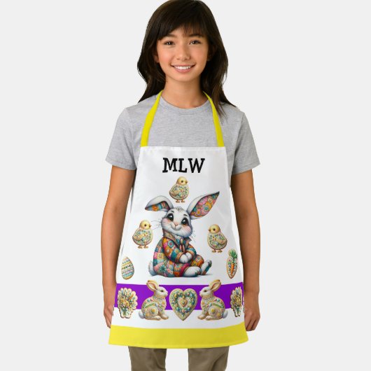 Schattig kind's Pasen Schort (Insitu)