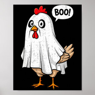 Schattig Kip Boe Grappig Halloween Kostuum Mannen Poster