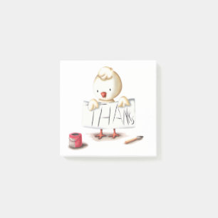 Schattig Kip Dank Je Post-it® Notes