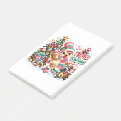 Schattig Kip Fijne Kerstdagen Post-it® Notes (Schuin)
