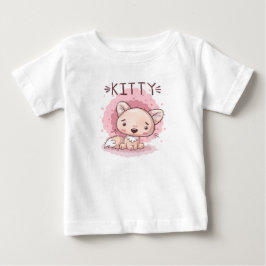 Schattig Kitten Baby T-shirt