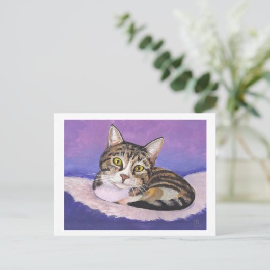Schattig Kitten Briefkaart (Staand voorkant)