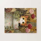 Schattig Kitten dat uit een Pot kijkt Legpuzzel (Horizontaal)