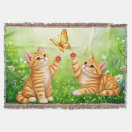 Schattig Kitten Deken